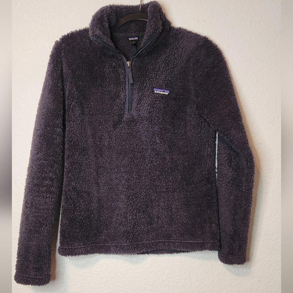 Patagonia Los Gatos 1/4 Zip‎ Pullover in Smolder Blue, Size S